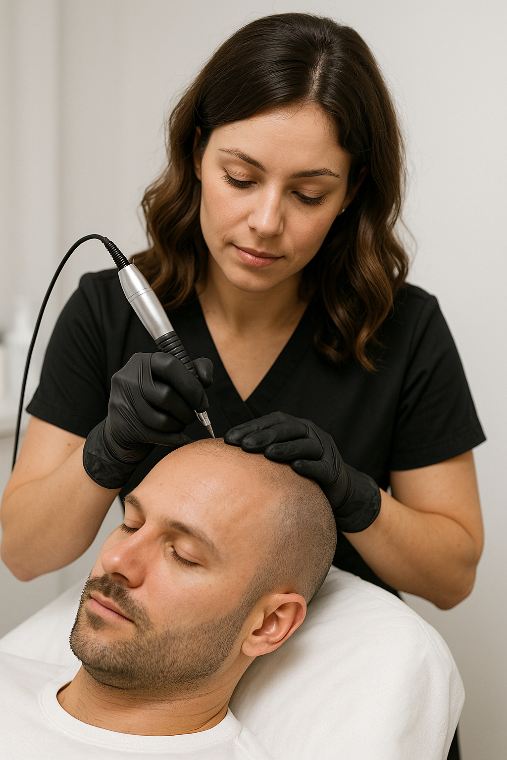Dana Dermo SMP Alternative greffe de cheveux SMP Tricopigmentation Tatouage cuir chevelu Dermopigmentation capillaire